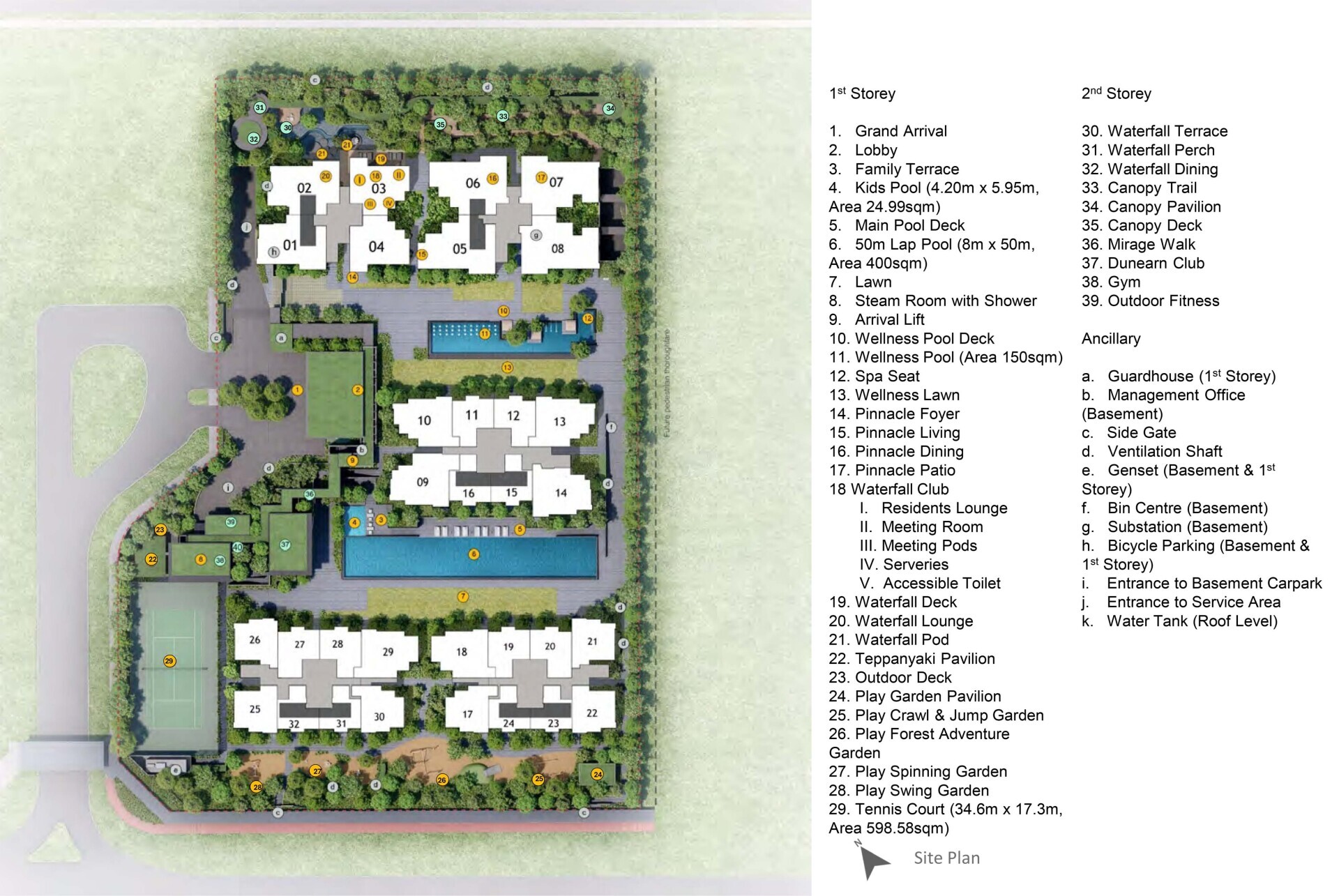 Dunearn House siteplan